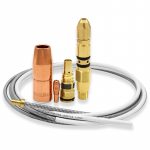 AccuLock S consumables family including contact tip, nozzle, diffuser, liner and power pin
