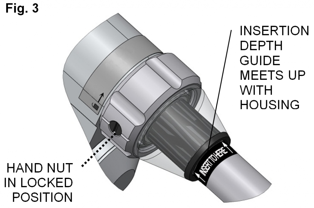 How To Install or Replace a Neck on a TOUGH GUN G2 Series Robotic Air-Cooled MIG Gun, figure 3