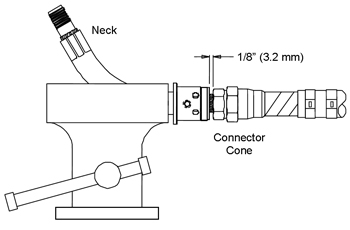 How to Install or Replace a Fixed Neck on a Straight Handle MIG Gun, step 2