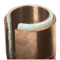 Image of a nozzle that feature a fiberglass insulator and brass insert, as shown in this cut-away, can help extend the life of the consumable. er diameter of the nozzle