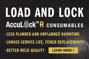 Learn more about AccuLock R consumables and how they reduce downtime, offer longer service life, and provide better weld quality