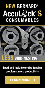 Learn more about how AccuLock S consumables reduces wire-feeding and bird-nesting problems