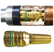 Image of a Thread-On Nozzle System featuring a TOUGH LOCK™ Retaining Head