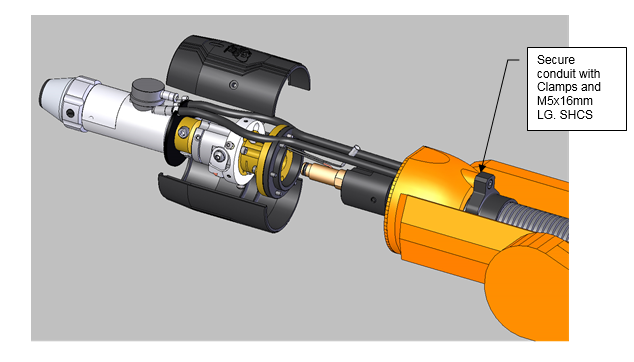 How To Install a TOUGH GUN™ ThruArm™ MIG Gun Equipped with TOUGH GUN I.C.E.™ Technology onto a KUKA® KR5 HW Robot, step 2