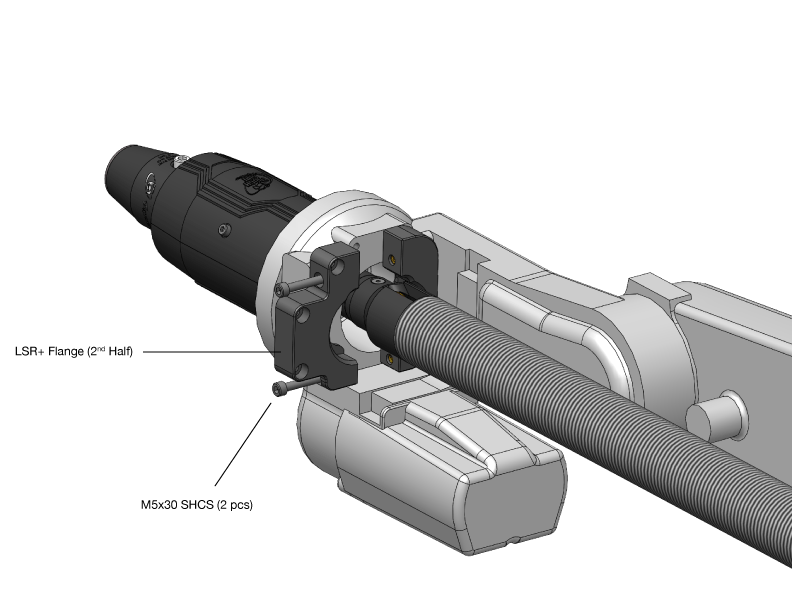 How To Install the LSR Flange on an OTC Daihen® Robot, step 2